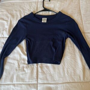 Victoria's Secret Navy Long Sleeve Tee